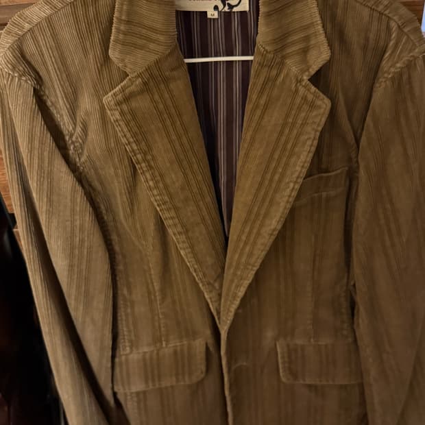 일본 정글스톰 코듀로이 블레이저 M