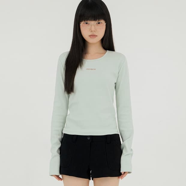 미레코 MINI LOGO T-SHIRT MINT