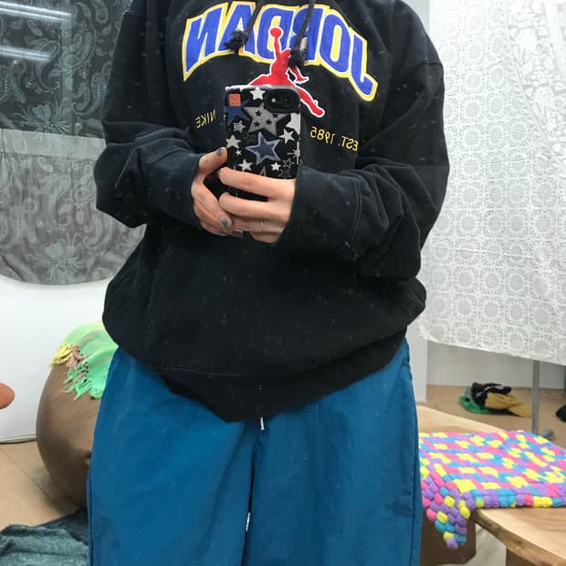 나이키 조던 점프맨 자수 후드티 