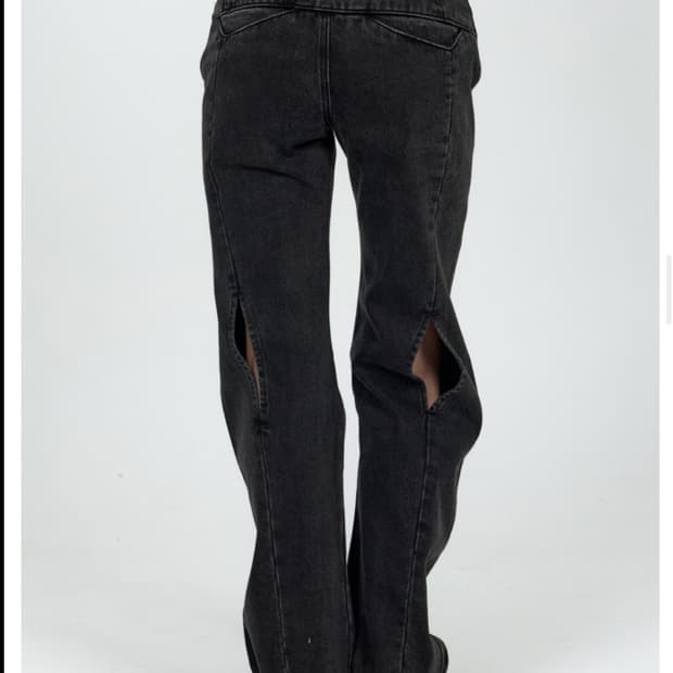 MPa MOTION VENT DENIM PANTS WOMEN (BLACK