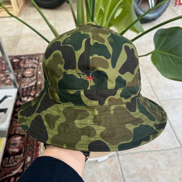 Noah x Barbour camo pattern boonie hat