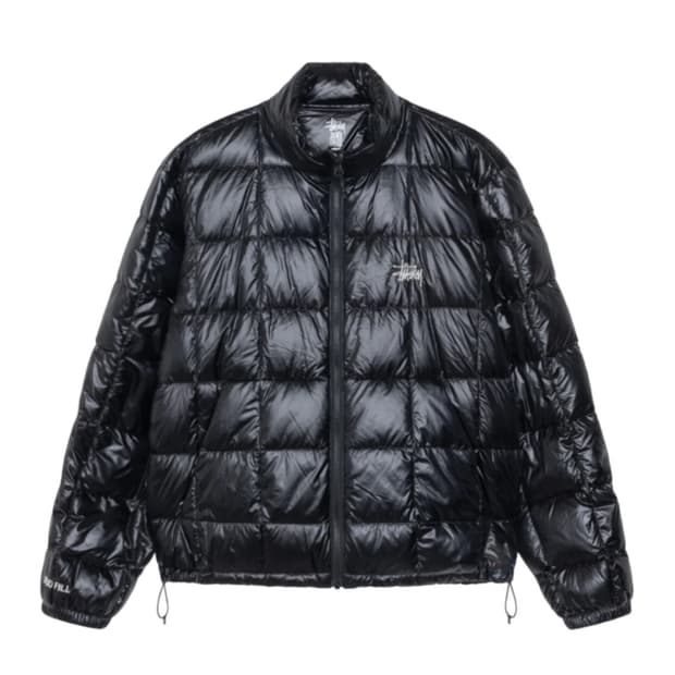 스투시 패딩 미드웨이트 퍼퍼 블랙 xs
