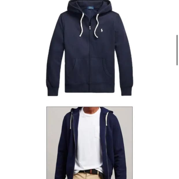 폴로 후드집업 xxl