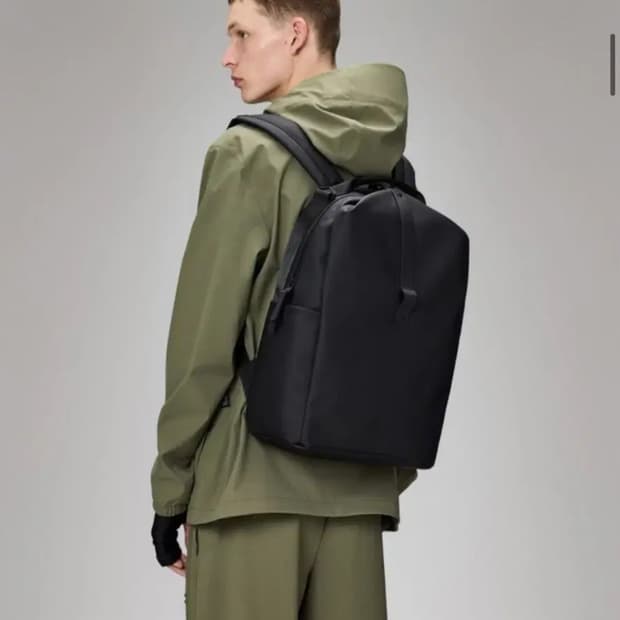 레인스 클립 프론트 백팩 (방수) 블랙