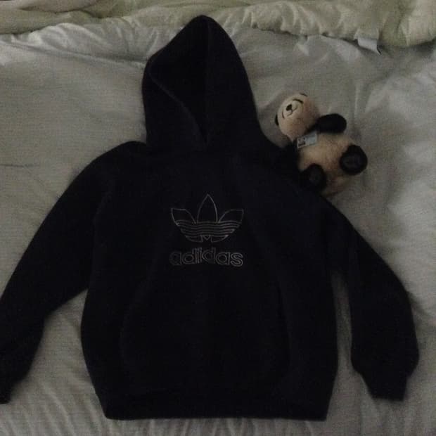 Adidas logo hoodie