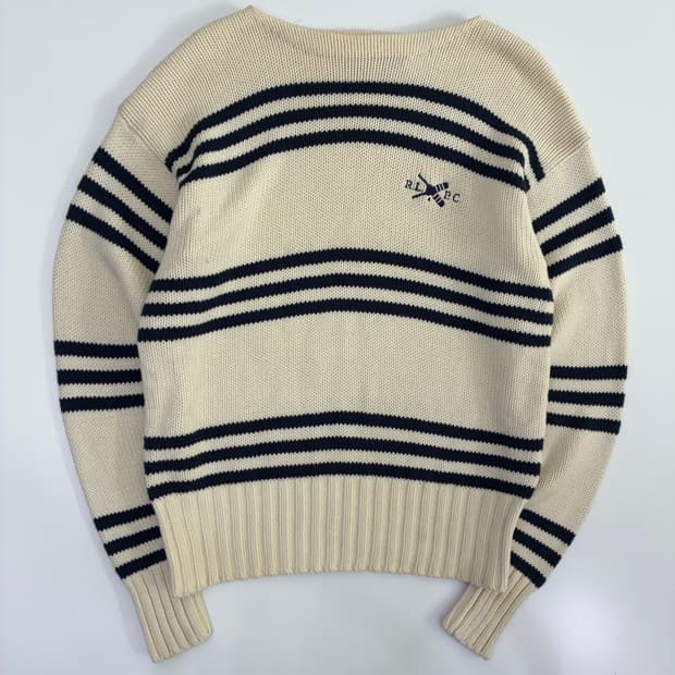 Polo 폴로 랄프로렌 90‘s RLPC 보트넥 지수 스트라이프 니트