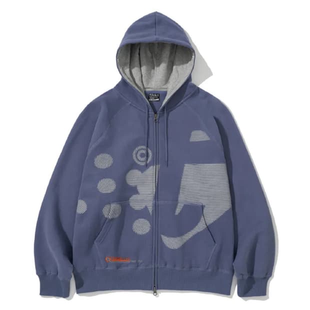 [새상품]테켓 Dot-Com Zip-Up Hoodie Dusty Blue