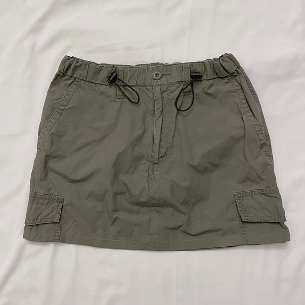 빈티지 카고 미니 스커트 