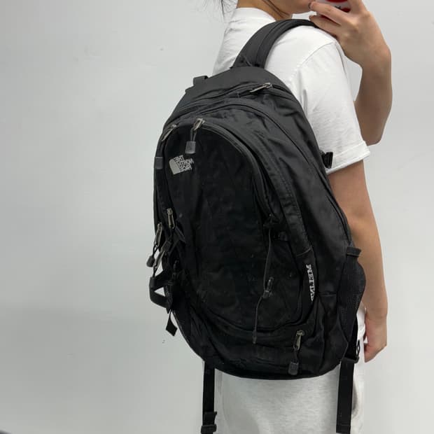 노스페이스 블랙 백팩
