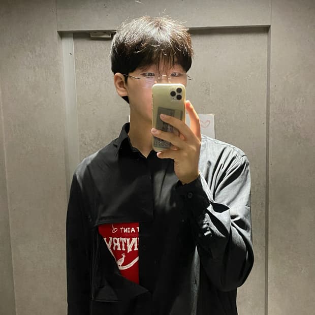 Y-3 요지야모모토 비대칭 롱 셔츠