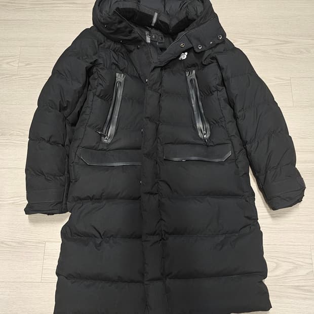 뉴발란스 롱패딩 블랙 100