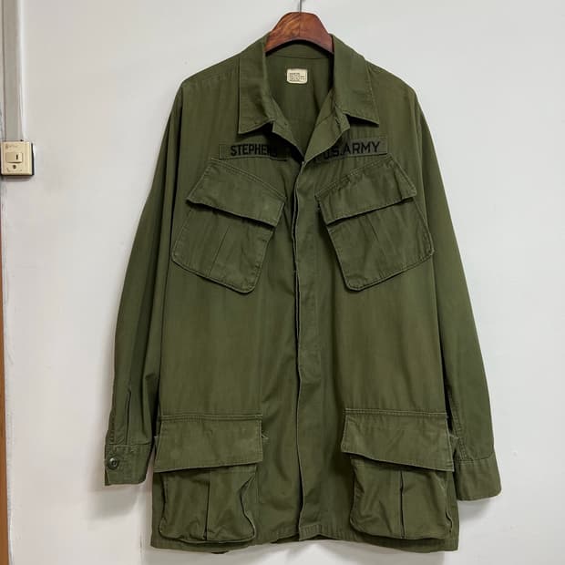 빈티지 60s 정글퍼티그 US ARMY