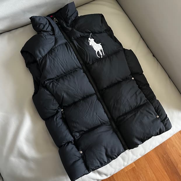폴로 랄프로렌 빅포니 패딩조끼 XS
