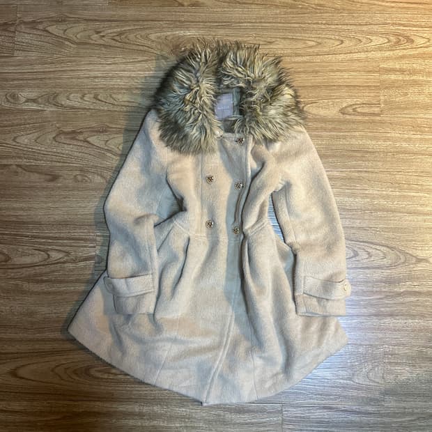 빈티지 라떼 퍼 코트 히메갸루 로걀 히메카지 오네갸루 헤이세이 공겜여주