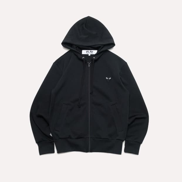 23fw big black heart hood zipup