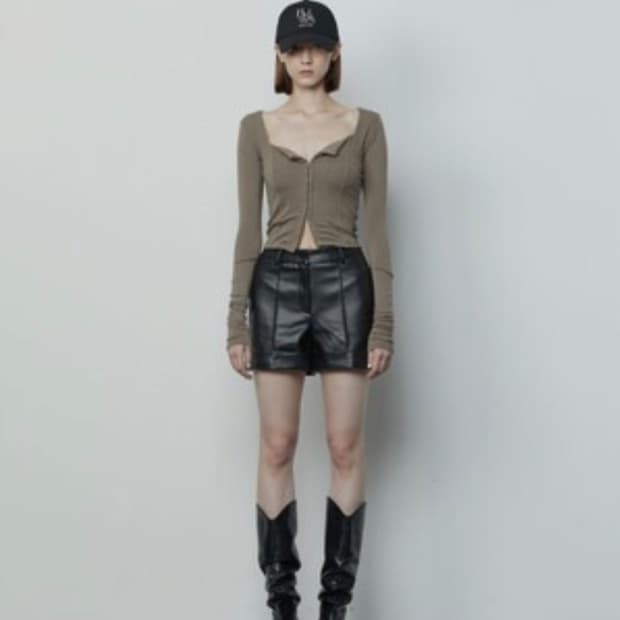 bohemian seoul 후크라인 가디건 블랙