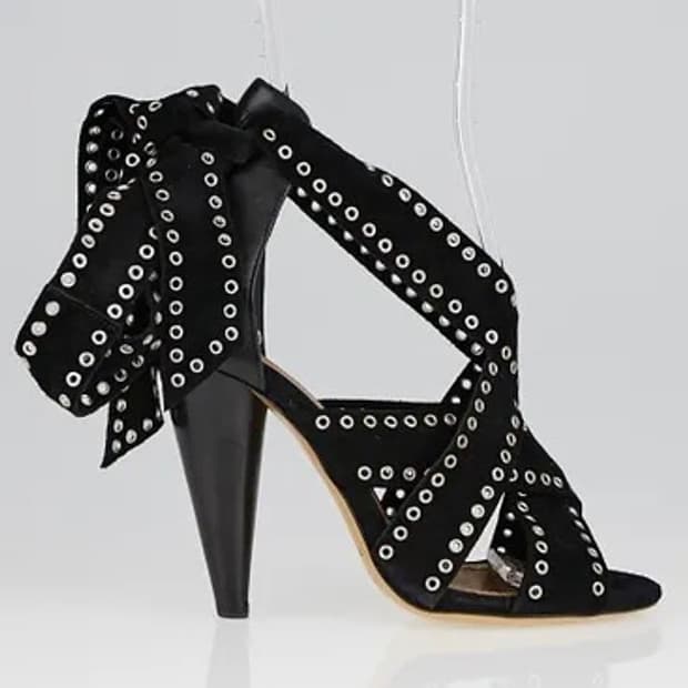 이자벨마랑 스터드 스트랩 샌들 힐 37