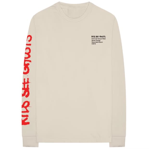 [XL] 18.06 Kids See Ghosts 앨범 롱슬리브