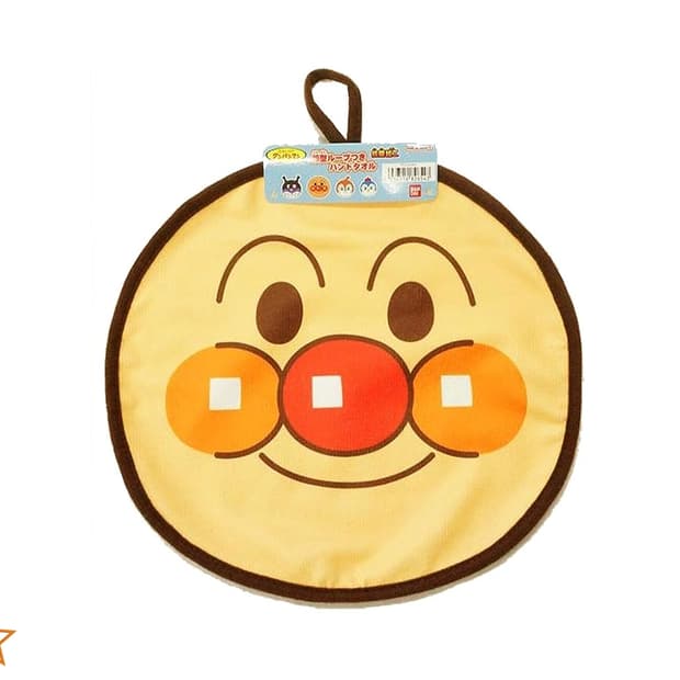 AMPANMAN 호빵맨 고리 수건 핸드타월 새상품