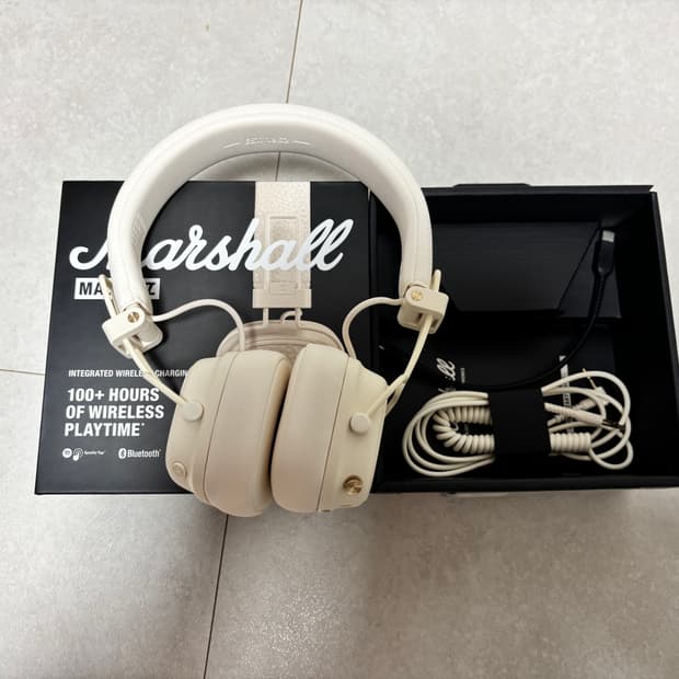 마샬 메이저5 크림