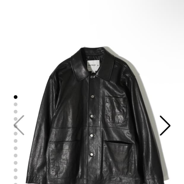 horlisun arcabia leather work jacket