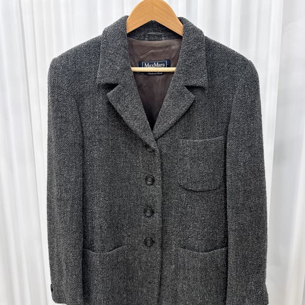 막스마라 테리 부클 자켓