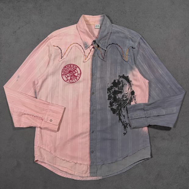 알마니 익스체인지 웨스턴 셔츠