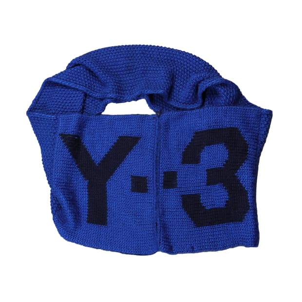 Y-3 FW14 Logo Knit Scarf
