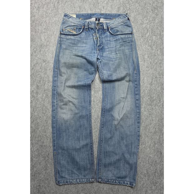 디젤 BUSKY 워싱 데님팬츠 청바지 33