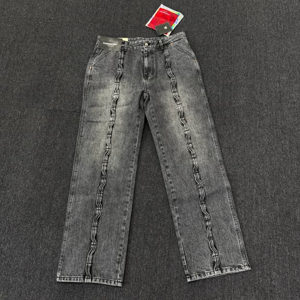 앤더슨벨 웨이브 와이드 레그진