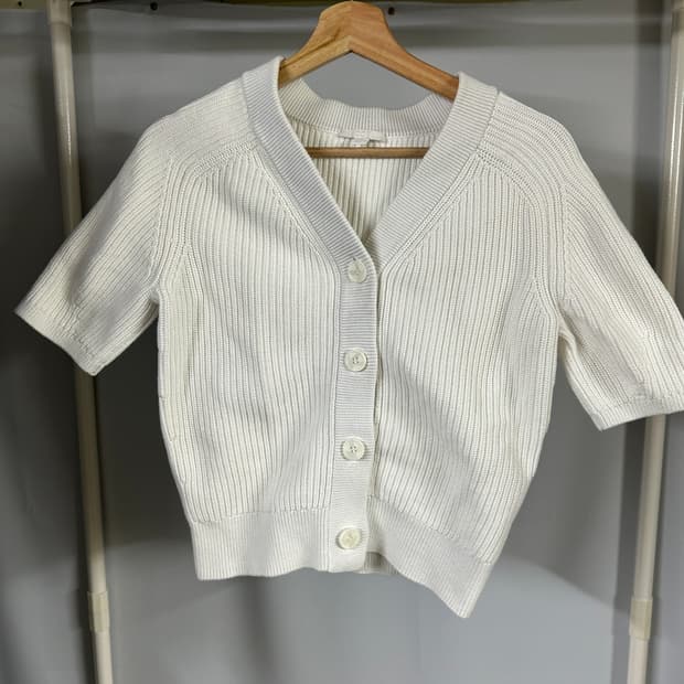 코스 쇼트 슬리브 가디건