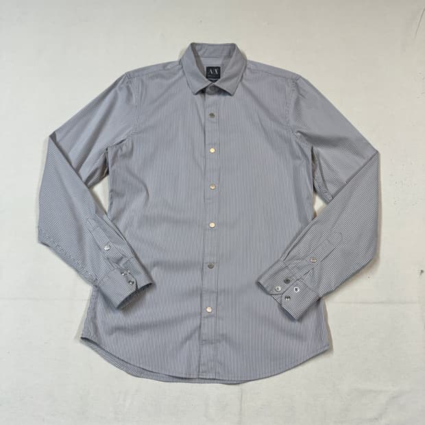 S) A|X 아르마니 익스체인지 스트라이프 셔츠