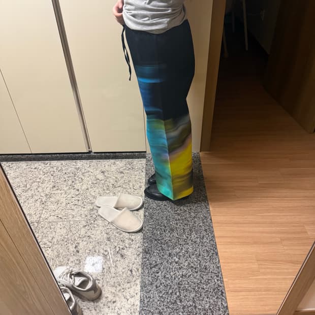 드리스반노튼 새틴팬츠