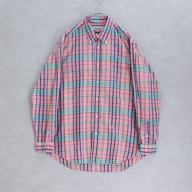 McGREGOR _ check cotton B.D. shirt
