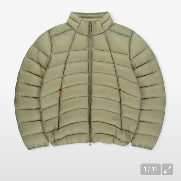 썬러브 패딩 카키 M