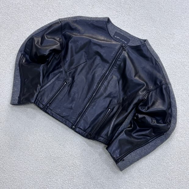 38 봄빅스엠무어 칼라리스 자켓 0403E