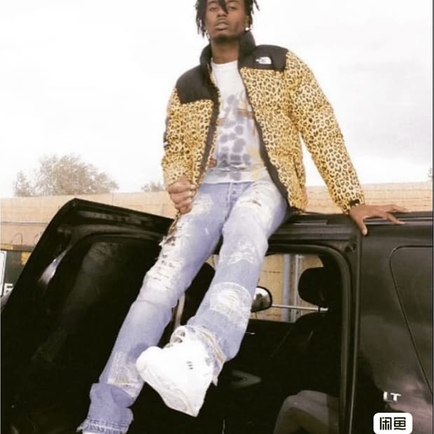 카티 노스페이스 레오파드 L