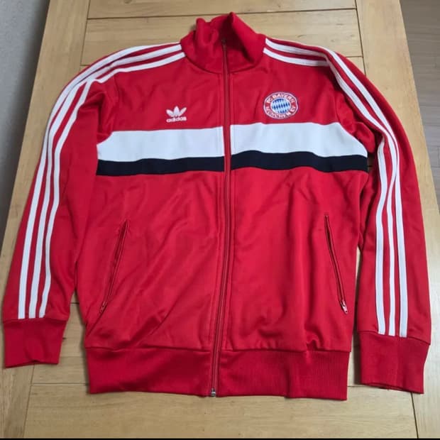 아디다스 바이에른 뮌헨 레드 트랙탑 L/100