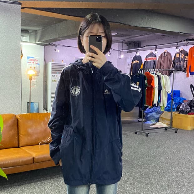 아디다스 이큅먼트 첼시 FC 트랙탑 바람막이 B5162