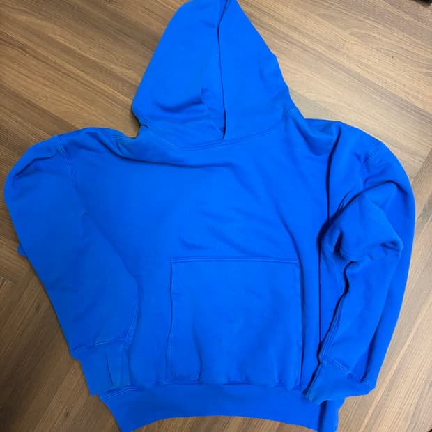 이지 갭 후드 블루