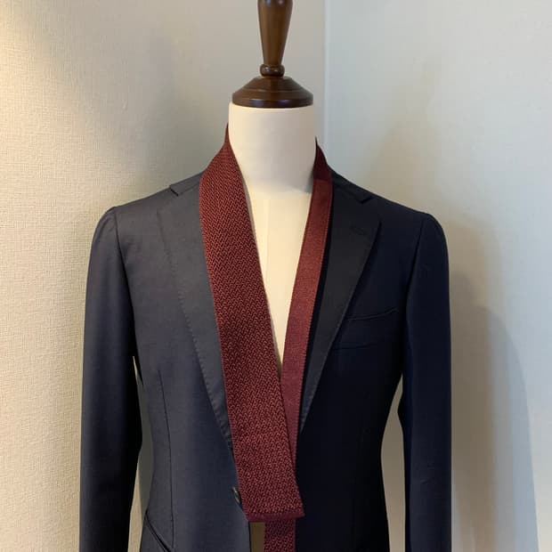 유나이티드 애로우즈 니트타이 100실크 슬림넥타이 A+등급 니키콜라보