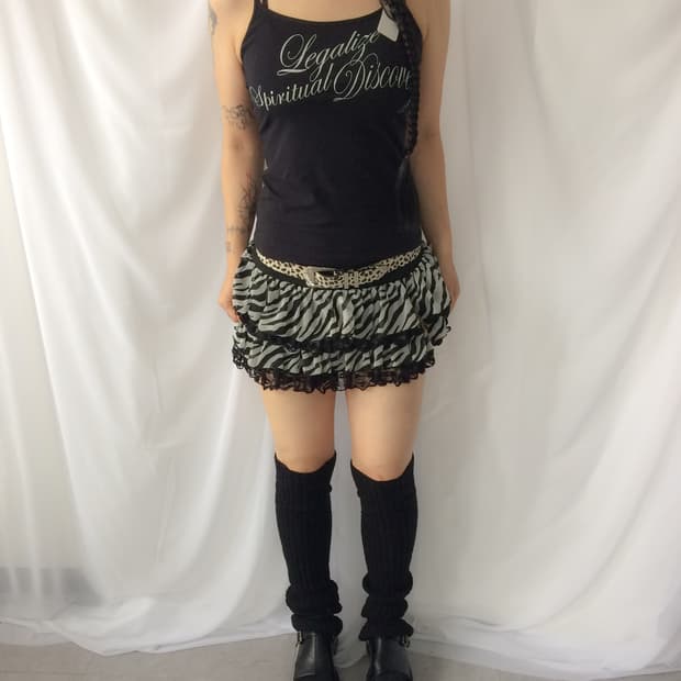 lettering printing sleeveless