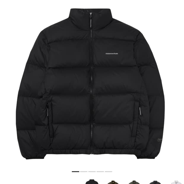 디스이즈네버댓 퍼텍스 T 다운 자켓 블랙 M