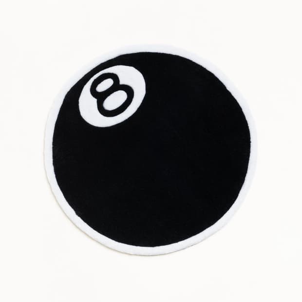 스투시 8볼 러그 블랙 Stussy 8 Ball Rug Black