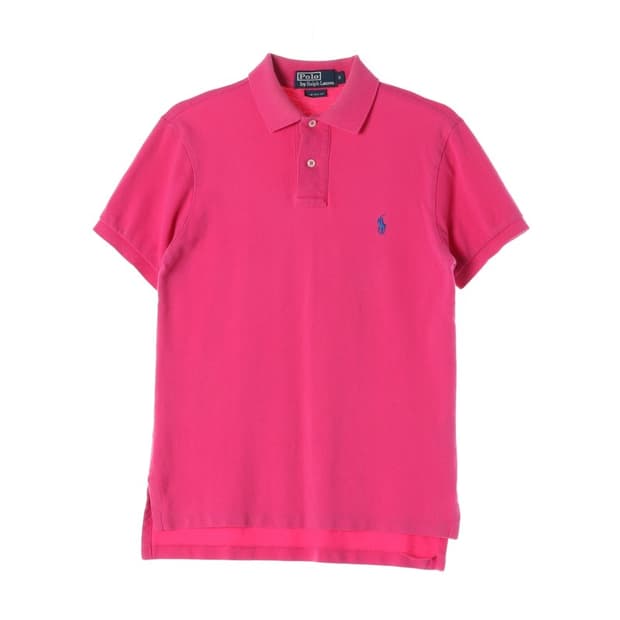 폴로 랄프로렌 핑크 커스텀핏 피케 반팔 카라티 S