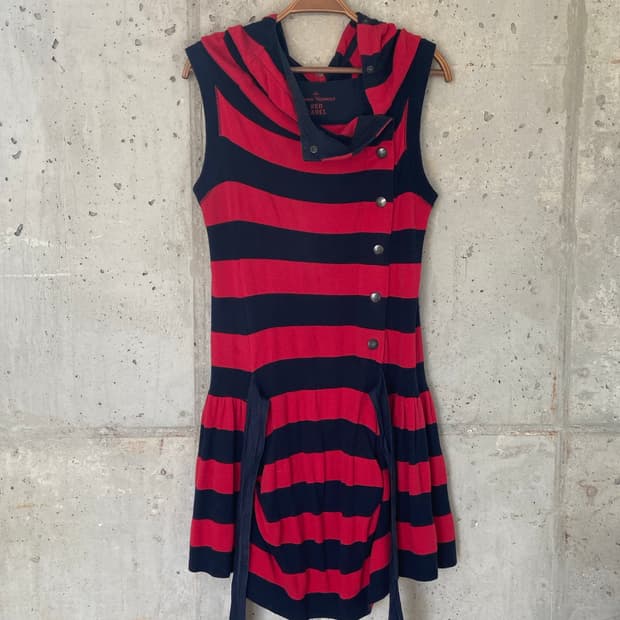 *rare 비비안 웨스트우드 레드라벨 아카이브 후드 원피스