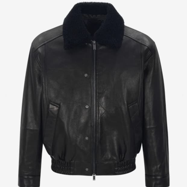 언지미크 봄버 레더자켓