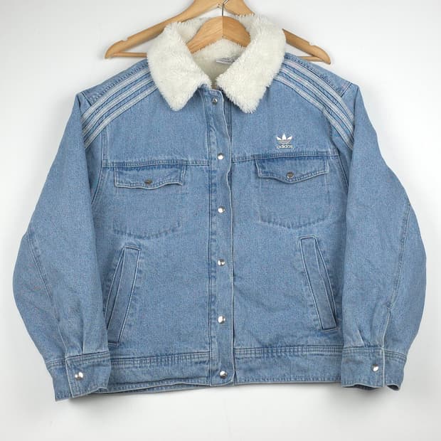 [L] 아디다스 파이어버드 뉴트럴 코트 데님자켓