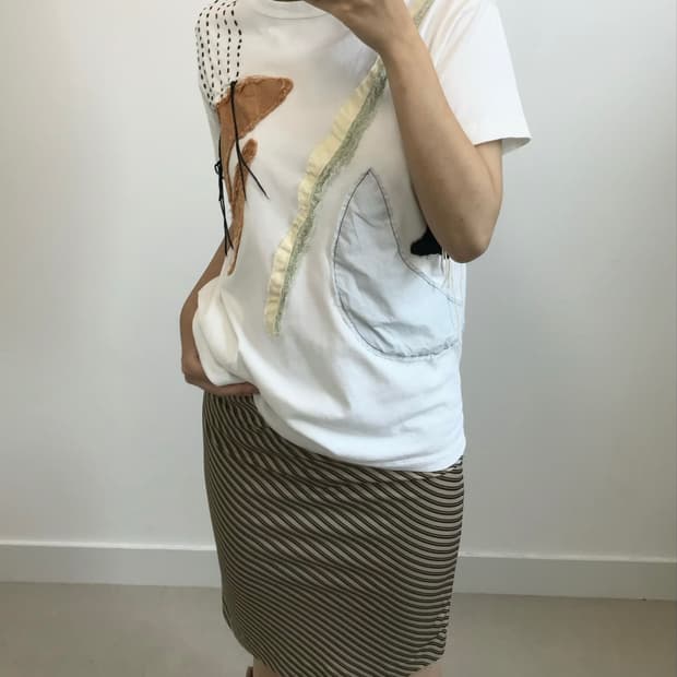 Alysi 알리지 패치 티셔츠