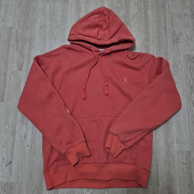 챔피온 어센틱 로고 남성 기모 후드티